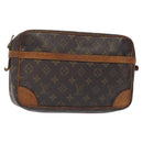 LOUIS VUITTON Monogram Compiegne 28 Clutch Bag M51845 LV Auth hk2734-1