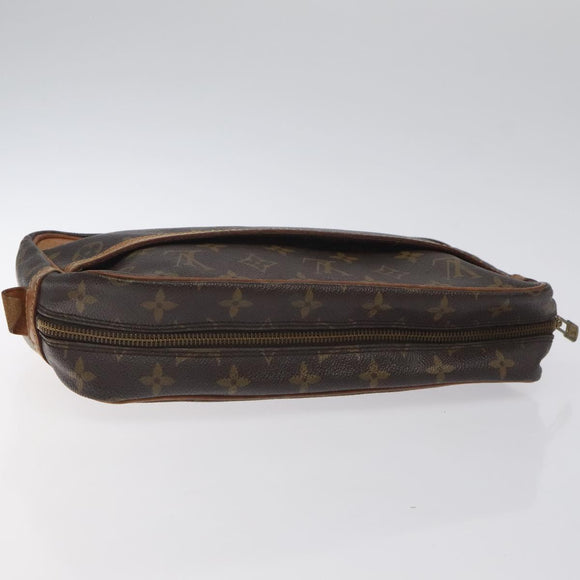 LOUIS VUITTON Monogram Compiegne 28 Clutch Bag M51845 LV Auth hk2734