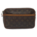 LOUIS VUITTON Monogram Compiegne 23 Clutch Bag M51847 LV Auth hk2735-13
