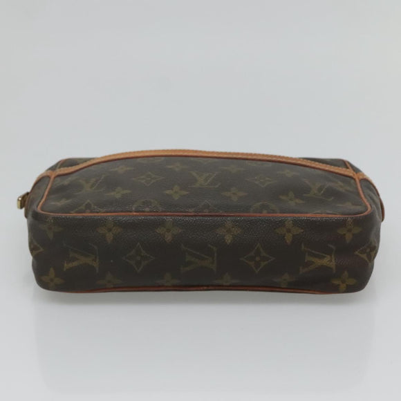 LOUIS VUITTON Monogram Compiegne 23 Clutch Bag M51847 LV Auth hk2737