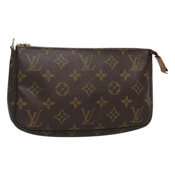 LOUIS VUITTON Monogram Pochette Accessoires Pouch M51980 LV Auth hk2738