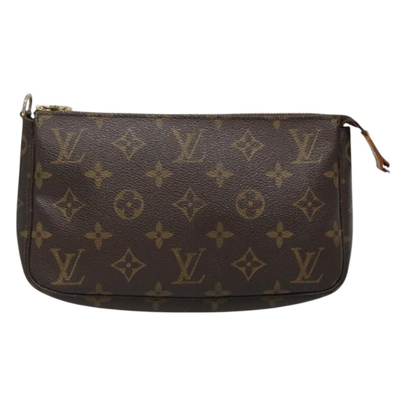 LOUIS VUITTON Monogram Pochette Accessoires Pouch M51980 LV Auth hk2738