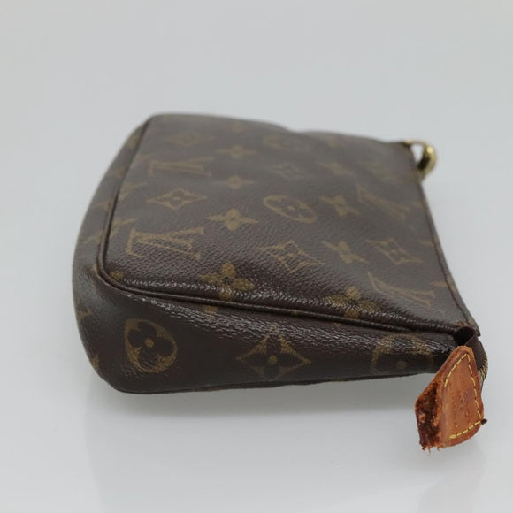 LOUIS VUITTON Monogram Pochette Accessoires Pouch M51980 LV Auth hk2738