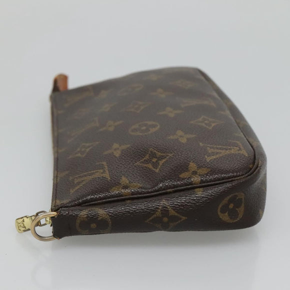 LOUIS VUITTON Monogram Pochette Accessoires Pouch M51980 LV Auth hk2738