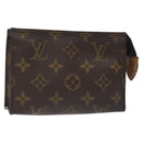 LOUIS VUITTON Monogram Poche Toilette 15 Pouch M47546 LV Auth hk2739-1