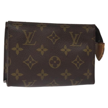 LOUIS VUITTON Monogram Poche Toilette 15 Pouch M47546 LV Auth hk2739