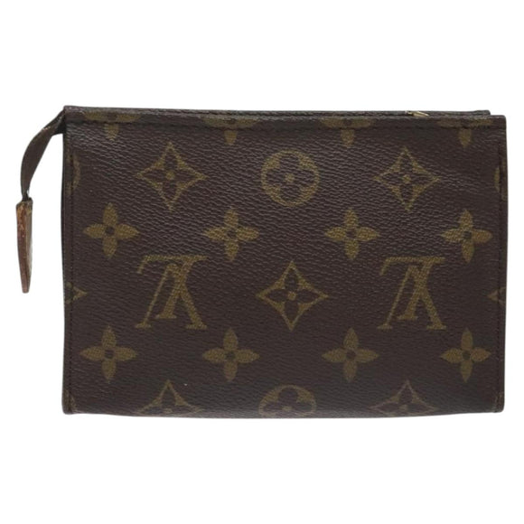 LOUIS VUITTON Monogram Poche Toilette 15 Pouch M47546 LV Auth hk2739
