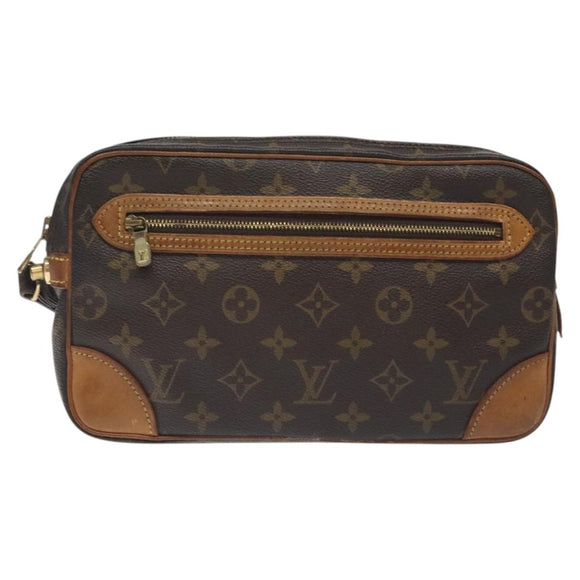 LOUIS VUITTON Monogram Marly Dragonne GM Clutch Bag M51825 LV Auth hk2741