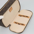 LOUIS VUITTON Monogram Trousse Brush GM Cosmetic Pouch M47505 LV Auth hk2748-9