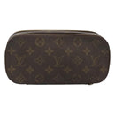 LOUIS VUITTON Monogram Trousse Brush GM Cosmetic Pouch M47505 LV Auth hk2748-2