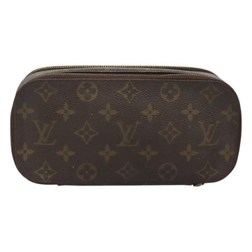 LOUIS VUITTON Monogram Trousse Brush GM Cosmetic Pouch M47505 LV Auth hk2748 - 0