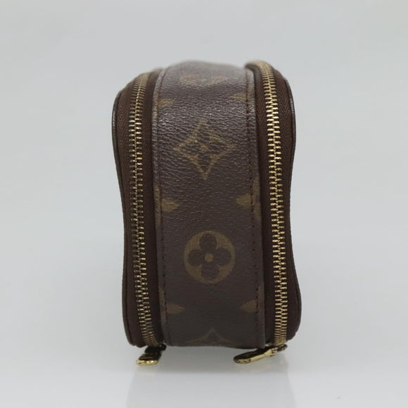 LOUIS VUITTON Monogram Trousse Brush GM Cosmetic Pouch M47505 LV Auth hk2748