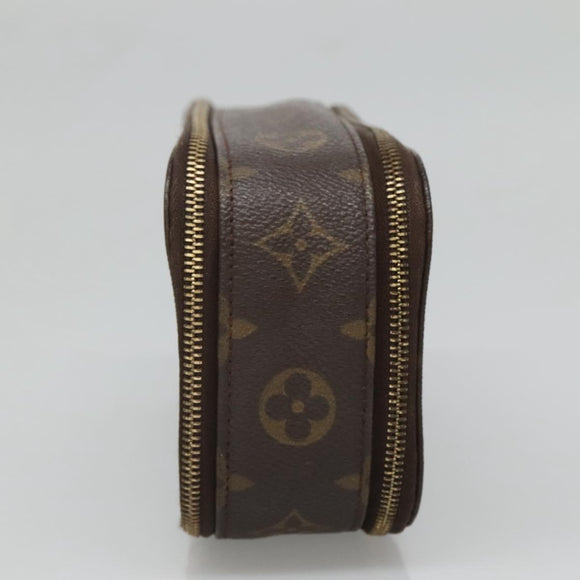 LOUIS VUITTON Monogram Trousse Brush GM Cosmetic Pouch M47505 LV Auth hk2748