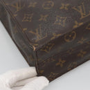 LOUIS VUITTON Monogram Sac Plat Hand Bag M51140 LV Auth hk2749-15