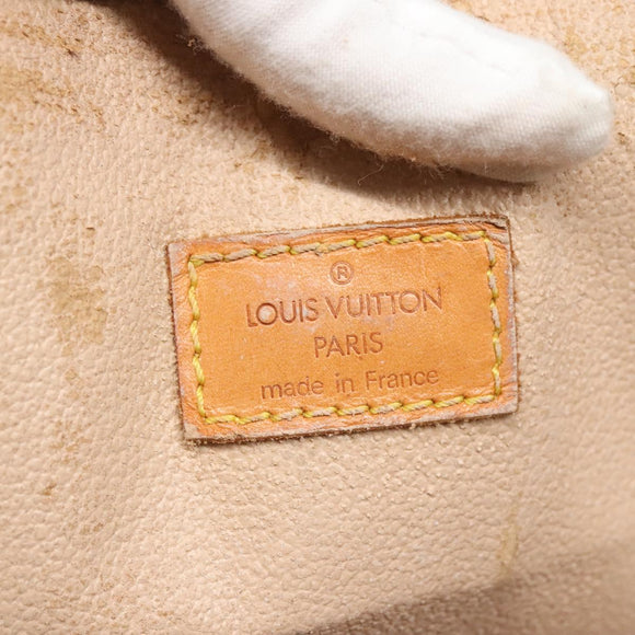 LOUIS VUITTON Monogram Sac Plat Hand Bag M51140 LV Auth hk2749