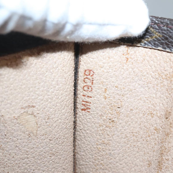 LOUIS VUITTON Monogram Sac Plat Hand Bag M51140 LV Auth hk2749