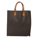 LOUIS VUITTON Monogram Sac Plat Hand Bag M51140 LV Auth hk2749-13