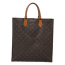 LOUIS VUITTON Monogram Sac Plat Hand Bag M51140 LV Auth hk2749-2