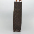 LOUIS VUITTON Monogram Sac Plat Hand Bag M51140 LV Auth hk2749-4