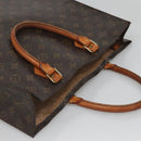 LOUIS VUITTON Monogram Sac Plat Hand Bag M51140 LV Auth hk2749-6