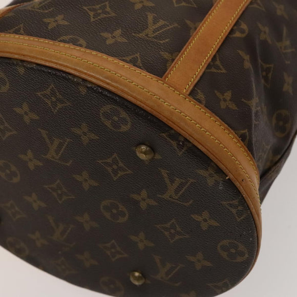 LOUIS VUITTON Monogram Bucket GM Shoulder Bag M42236 LV Auth hk2761