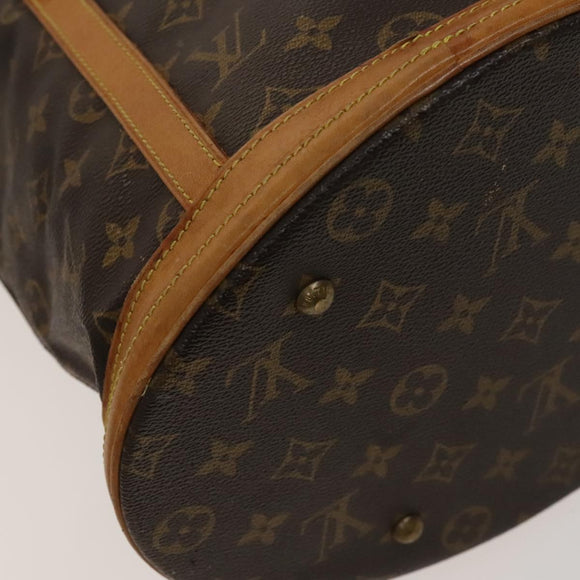 LOUIS VUITTON Monogram Bucket GM Shoulder Bag M42236 LV Auth hk2761