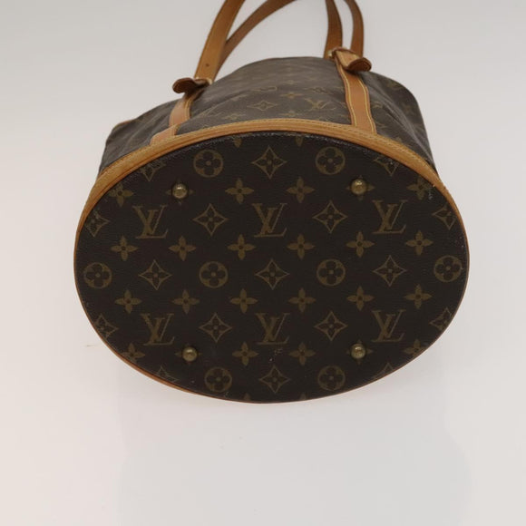 LOUIS VUITTON Monogram Bucket GM Shoulder Bag M42236 LV Auth hk2761