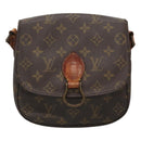LOUIS VUITTON Monogram Saint Cloud MM Shoulder Bag M51243 LV Auth hk2767-2