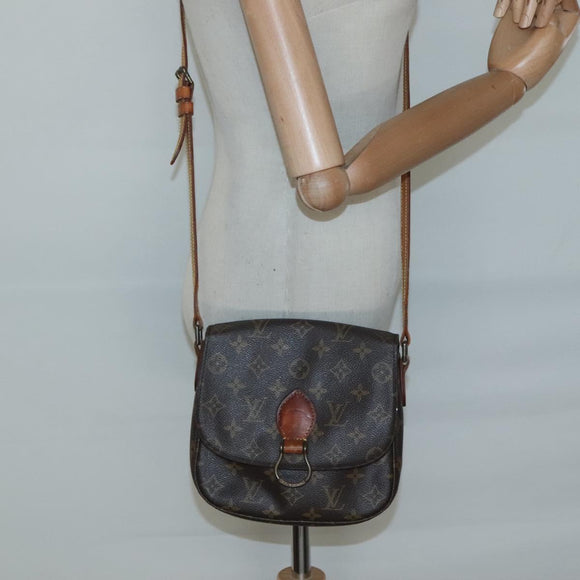 LOUIS VUITTON Monogram Saint Cloud MM Shoulder Bag M51243 LV Auth hk2767