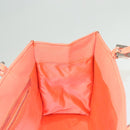 FENDI Mamma Baguette Shoulder Bag Nylon Orange Silver Auth hk2782-19