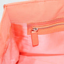 FENDI Mamma Baguette Shoulder Bag Nylon Orange Silver Auth hk2782-21