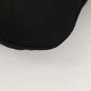 FENDI Shoulder Bag Nylon Black Silver Auth hk2783-16