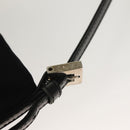 FENDI Shoulder Bag Nylon Black Silver Auth hk2783-10