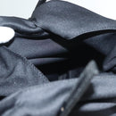 FENDI Shoulder Bag Nylon Black Silver Auth hk2783-19