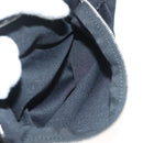 FENDI Shoulder Bag Nylon Black Silver Auth hk2783-22