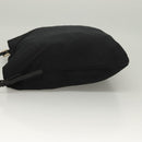 FENDI Shoulder Bag Nylon Black Silver Auth hk2783-4