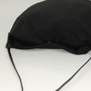 FENDI Shoulder Bag Nylon Black Silver Auth hk2783-6
