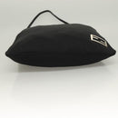 FENDI Shoulder Bag Nylon Black Silver Auth hk2783-5