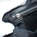 FENDI Zucca Canvas Hand Bag Black Silver Auth hk2785-23