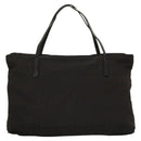 FENDI Zucca Canvas Hand Bag Black Silver Auth hk2785-2