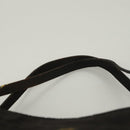 FENDI Zucca Canvas Hand Bag Black Silver Auth hk2785-14