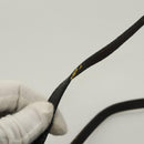 FENDI Zucca Canvas Hand Bag Black Silver Auth hk2785-8