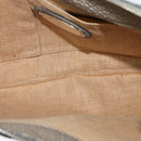 FENDI Celeria Shoulder Bag Leather Gray Silver Auth hk2788-16