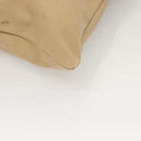 FENDI Celeria Hand Bag Canvas Beige Auth hk2789-11