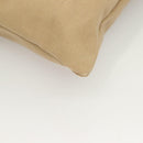 FENDI Celeria Hand Bag Canvas Beige Auth hk2789-12