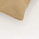 FENDI Celeria Hand Bag Canvas Beige Auth hk2789-16