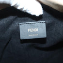 FENDI Celeria Hand Bag Canvas Beige Auth hk2789-14