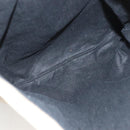 FENDI Celeria Hand Bag Canvas Beige Auth hk2789-15