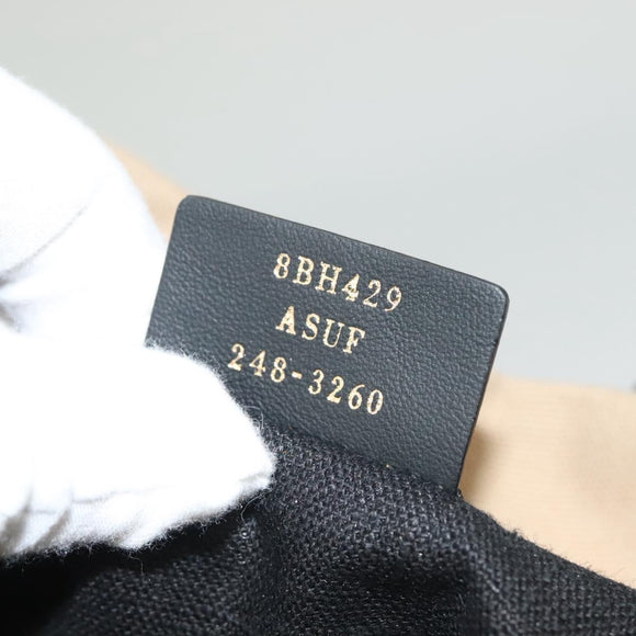 FENDI Celeria Hand Bag Canvas Beige Auth hk2789