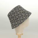 LOEWE Anagram Reversible Bucket Hat Canvas Navy Auth hk2801-5